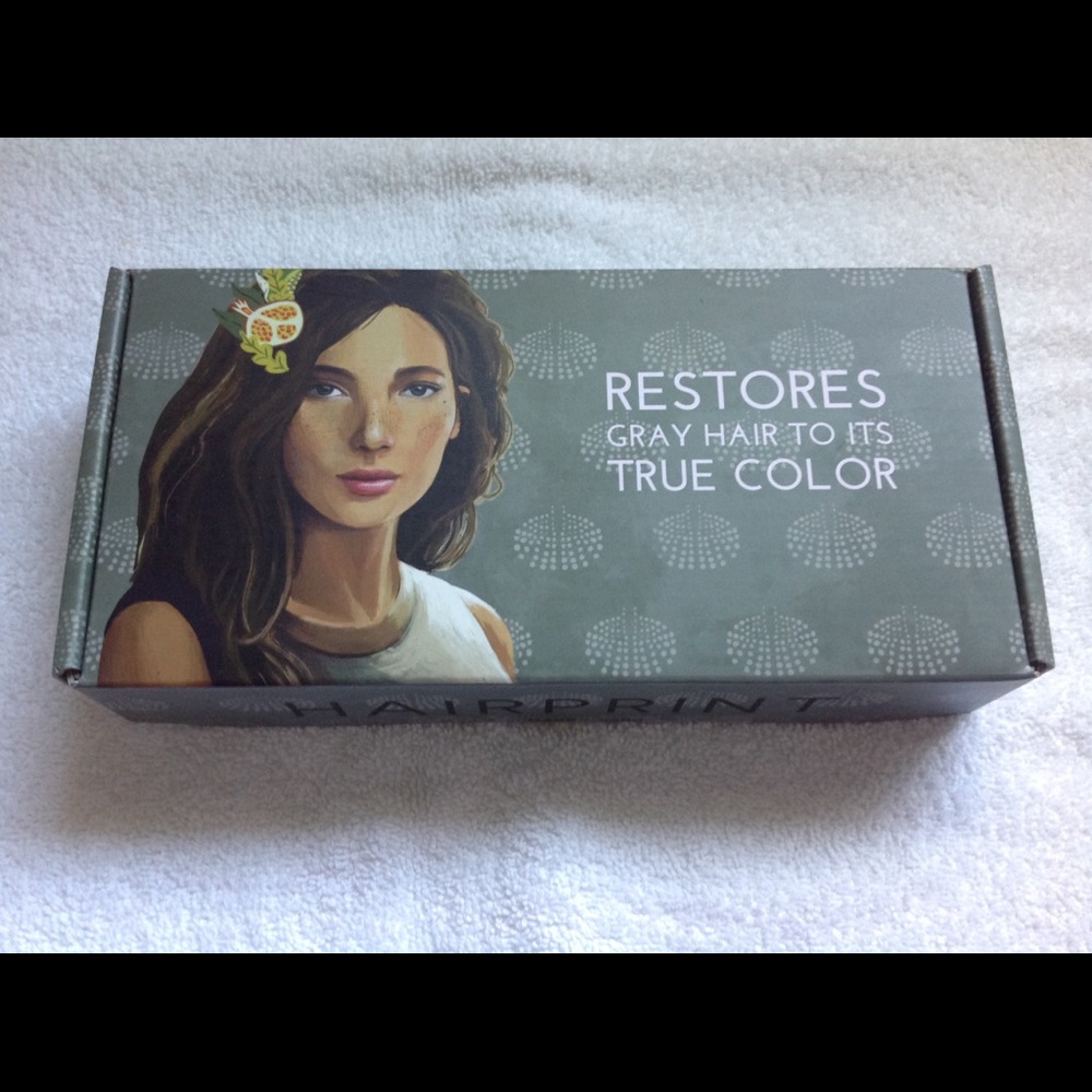 Hairprint color restorer in dark brown